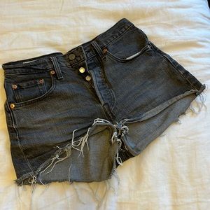 Levi’s cropped shorts